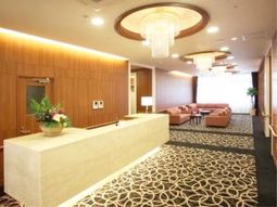 モダンなロビーの様子