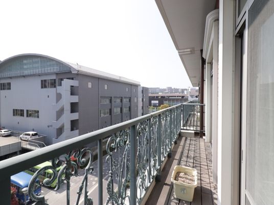 快適なバルコニーの景観 