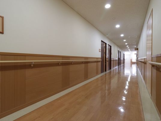  きれいな廊下の様子 
