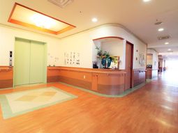 温かみのある廊下