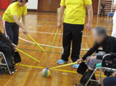 活動中の機能訓練室