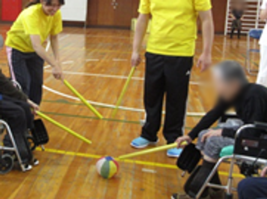 活動中の機能訓練室
