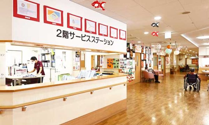 明るい廊下