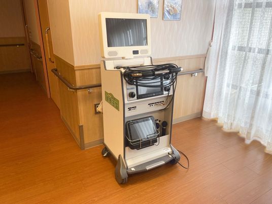 機械がある廊下