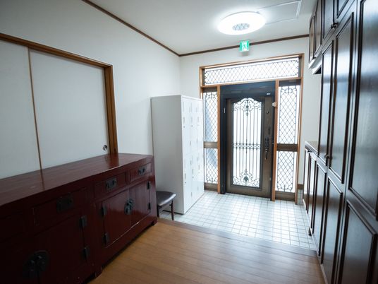 和風の美しい廊下エリア