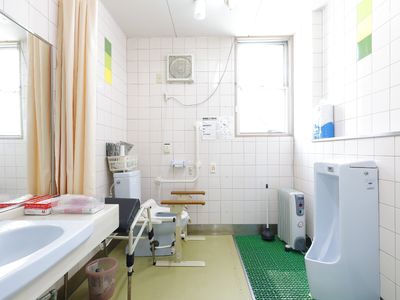清潔感ある浴室の一角