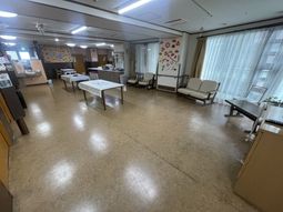 明るい共有スペース