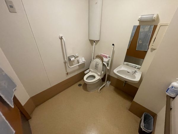 便利な設備のトイレ
