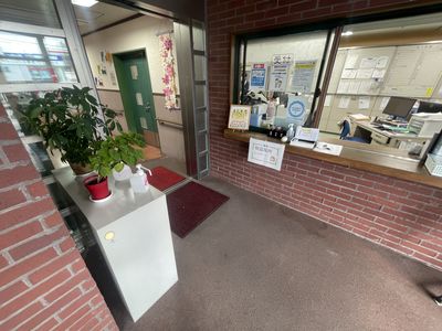 受付のエントランス