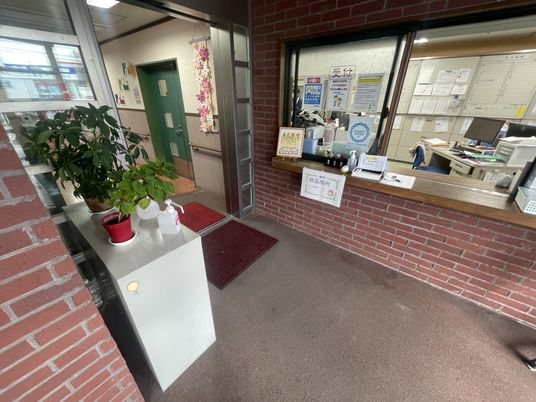 受付のエントランス