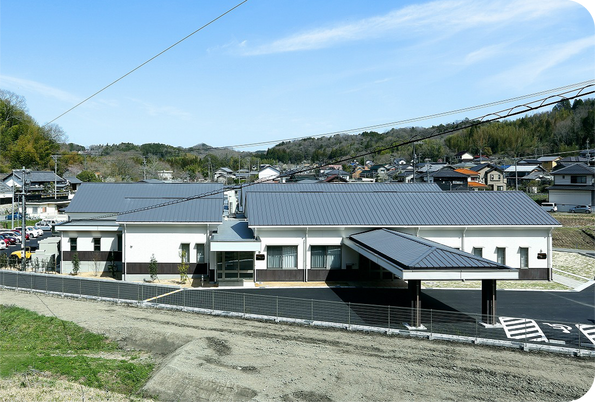 洗練された建物の外観