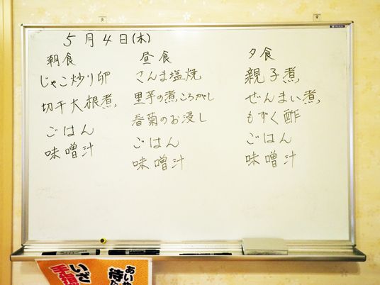 白板の書き込み内容