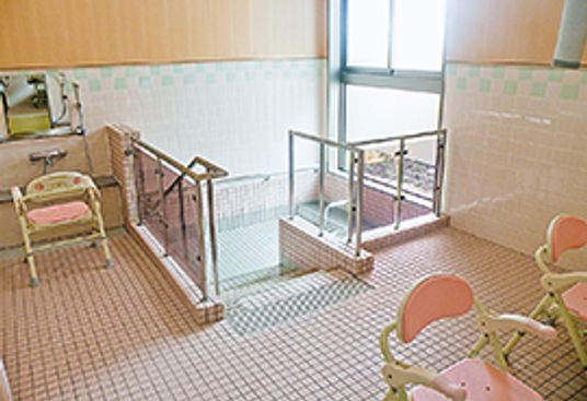 入浴設備の一角