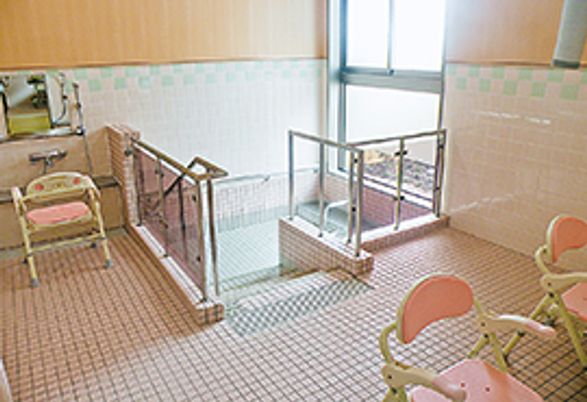 入浴設備の一角