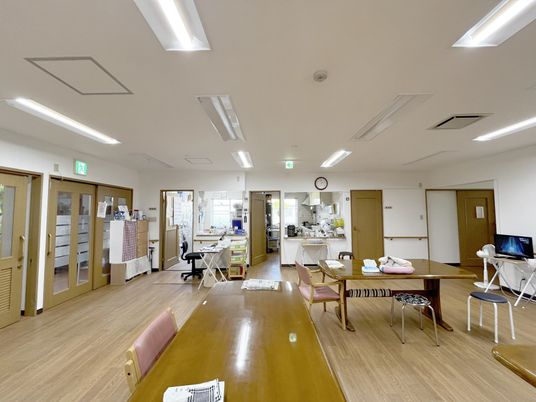 広々とした食堂