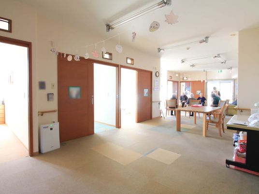 広々とした共有スペース