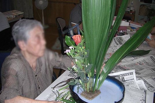 生け花を楽しむ空間