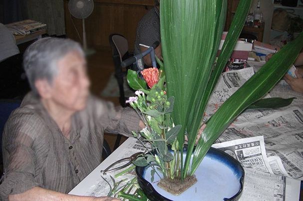 生け花を楽しむ空間