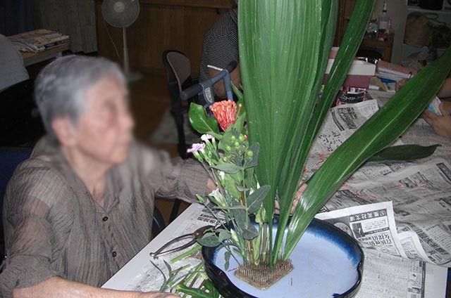 生け花を楽しむ空間