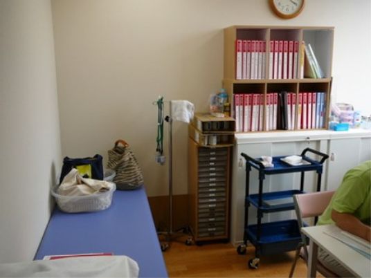 訓練用具のある部屋