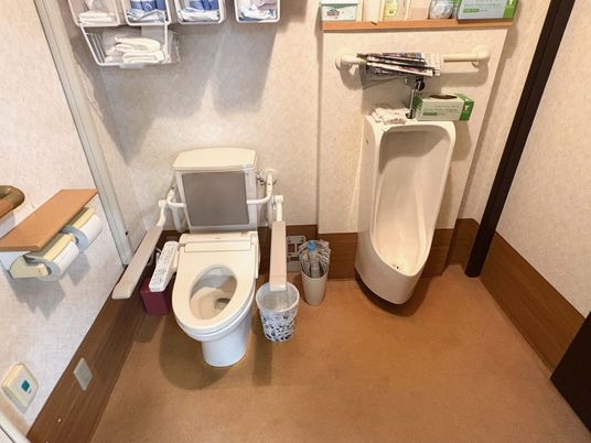 手すり付きトイレ  