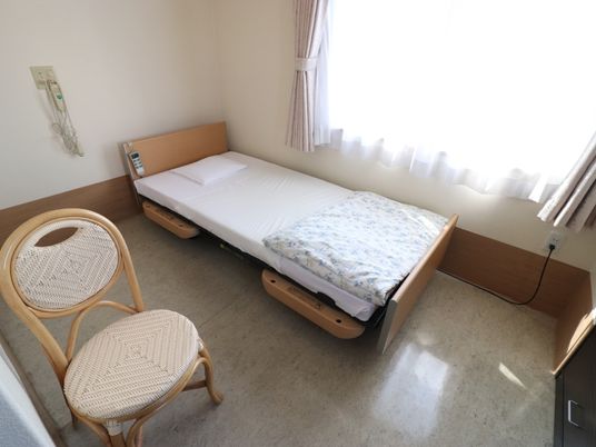 シンプルな居室の配置