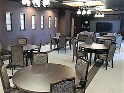 シックなダイニングエリア