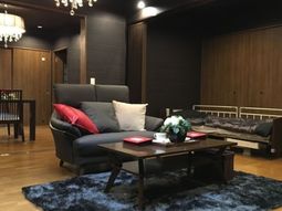 快適なラウンジの一角