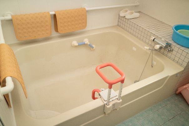 安全な浴室設備