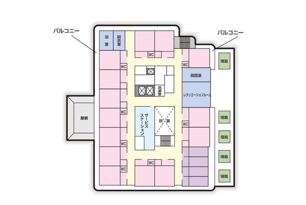 シンプルな間取り図