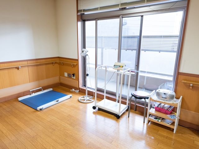 リハビリ用具のある部屋