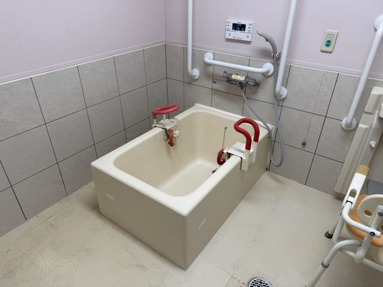 安全装置付きの浴室