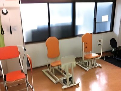 明るい機能訓練室