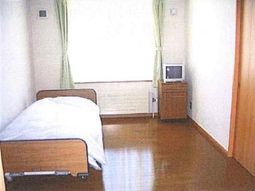 シンプルな個室の居室