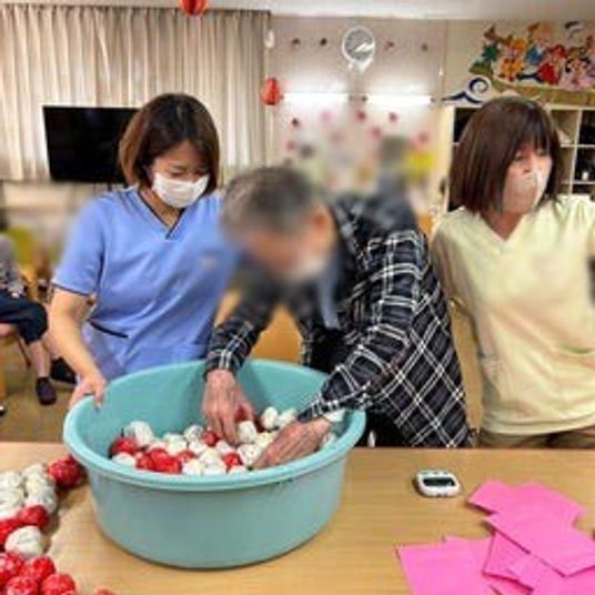 活動中の共有スペース