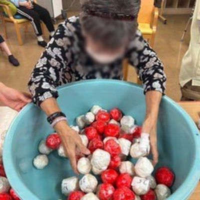 楽しむ住人たちの様子