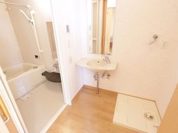 清潔な浴室の一角