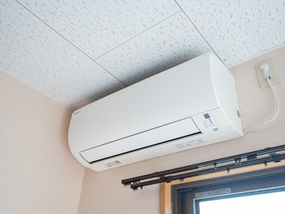 壁掛けエアコンの部屋
