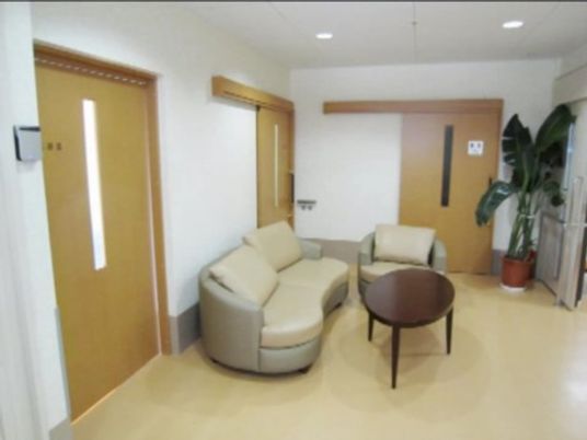 快適な休憩室の一角