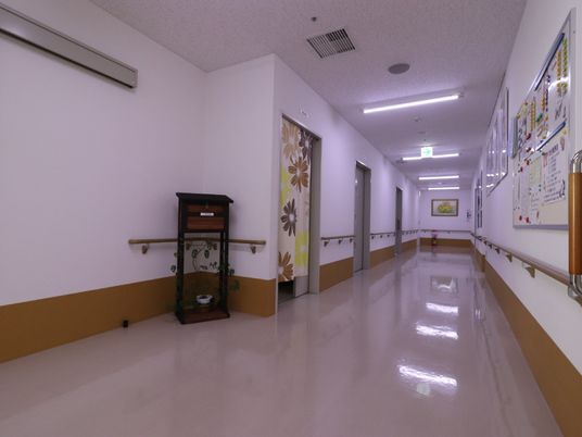 清潔な廊下の風景