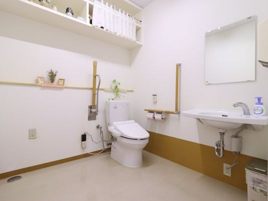 清潔感のあるトイレ空間