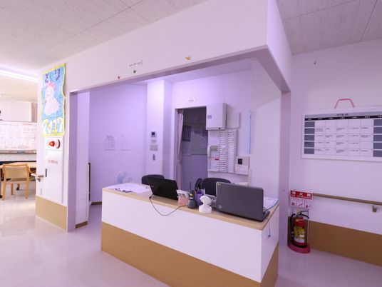 快適な受付カウンター