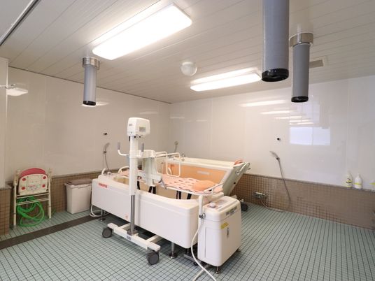 清潔な浴室の設備