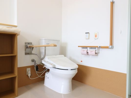 清潔感のあるトイレ設備