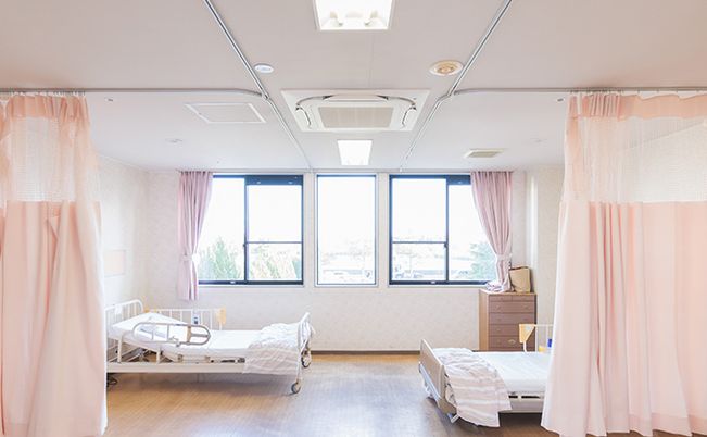 明るい空間の居室