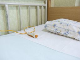 柔らかい照明の居室  