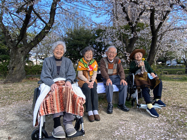 お花見外出