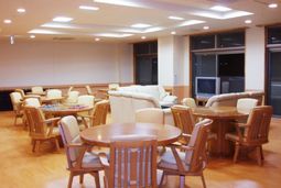 共有スペースの広々とした一角