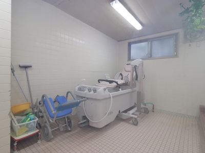 清潔な浴室設備