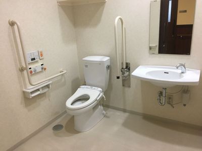 設備が充実したトイレ